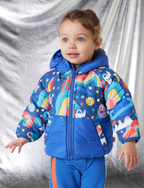 Kids Puffer Jacket - Rocket Ride