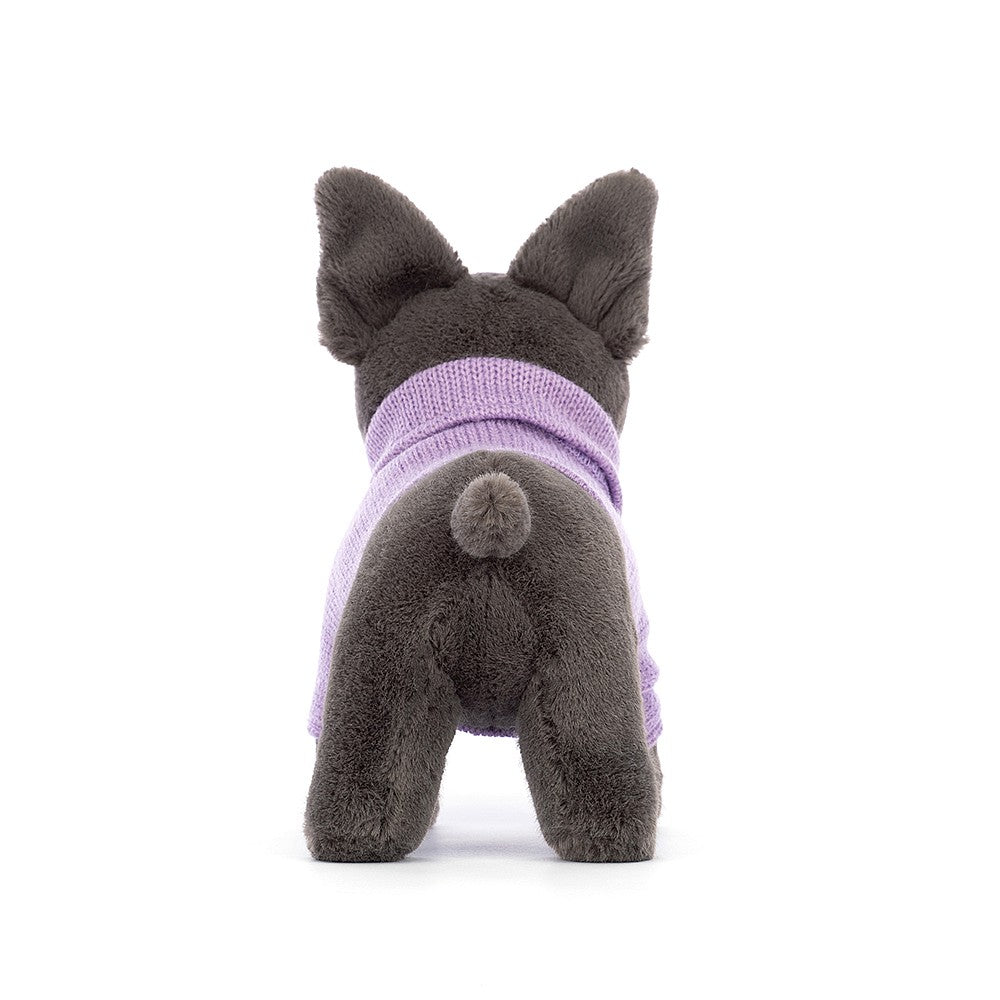 Jellycat Sweater French Bulldog Purple