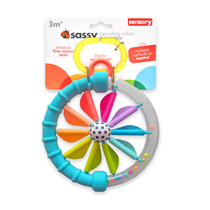 Cascading Colours Ring Rattle