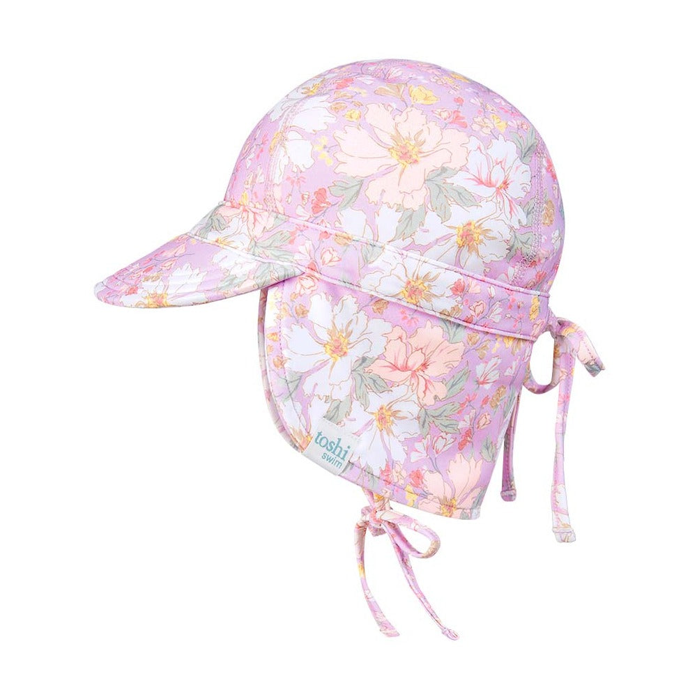 Toshi Swim Baby Flap Cap - Dahlia