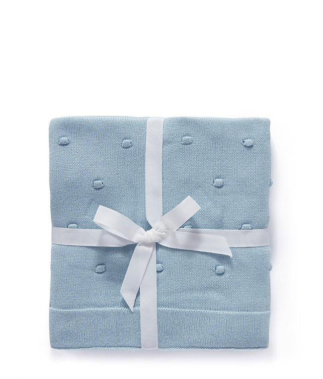 Bobble Baby Blanket - Baby Blue