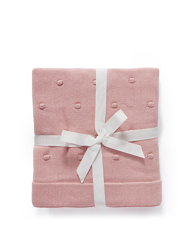 Bobble Baby Blanket - Fairy Floss Pink