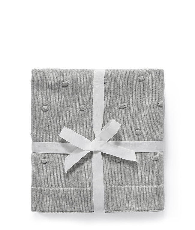 Bobble Baby Blanket - Sky Grey