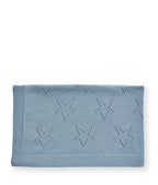 Pointelle Baby Blanket - Baby Blue