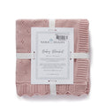 Pointelle Baby Blanket - Fairy Floss Pink