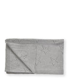 Pointelle Baby Blanket - Sky Grey