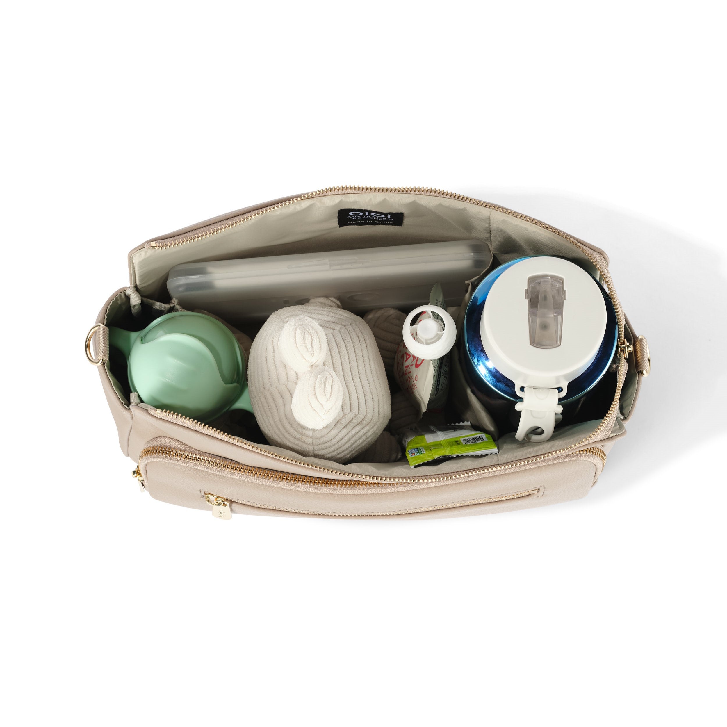 OiOi Multitasker Stroller Organiser - Oat