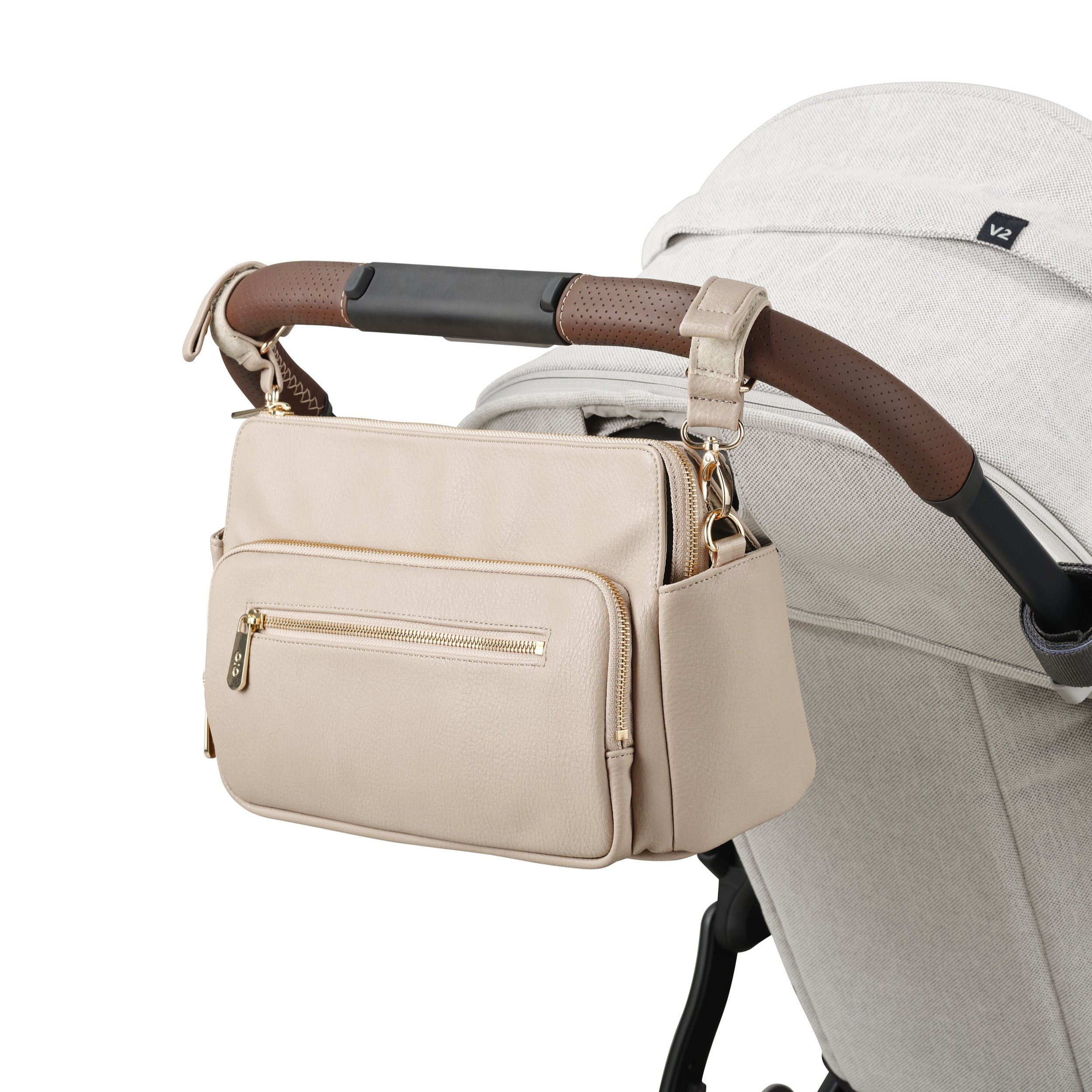OiOi Multitasker Stroller Organiser - Oat