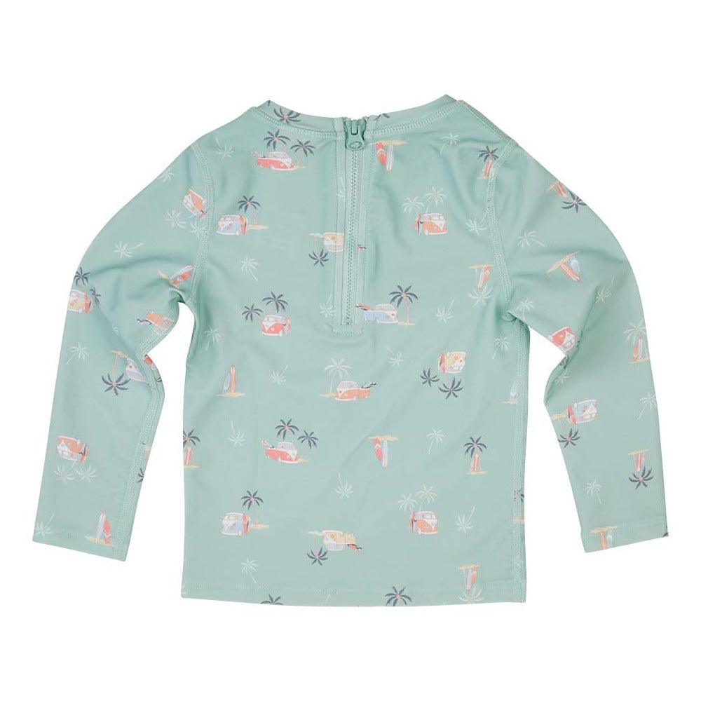 Toshi Swim Kids Rashie Long Sleeve Half Zip - Uluwatu