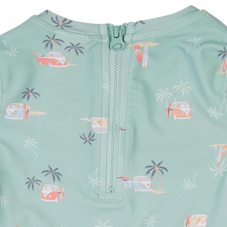 Toshi Swim Kids Rashie Long Sleeve Half Zip - Uluwatu