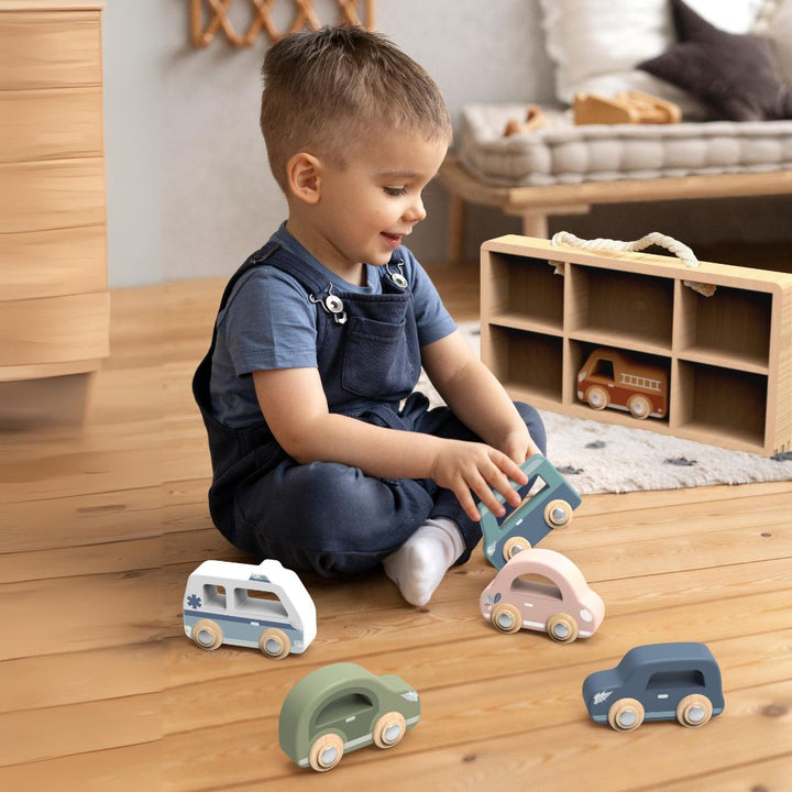 Speedy Monkey - Car Display Case - 6 Vehicles Included