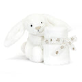 Damaged Box* Jellycat Bashful Luxe Bunny Luna Soother