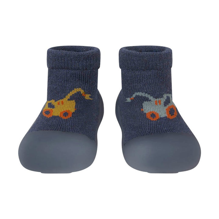 Toshi Organic Hybrid Walking Socks - Jacquard / Earthmover