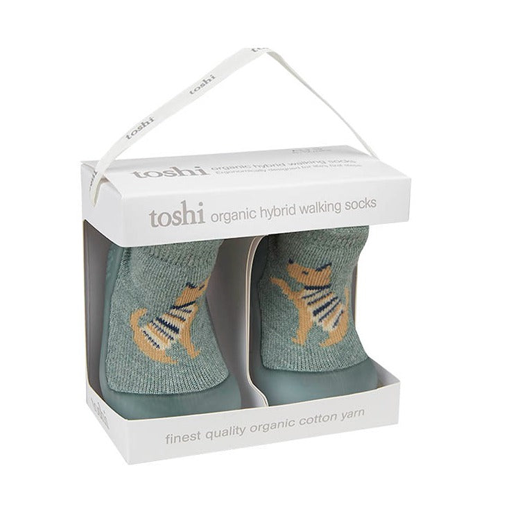 Toshi Organic Hybrid Walking Socks - Jacquard / Lapdog