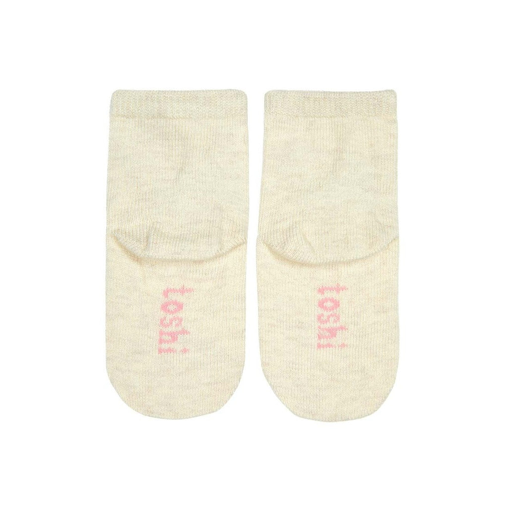 Toshi Organic Socks Ankle - Jacquard / Butterfly Bliss