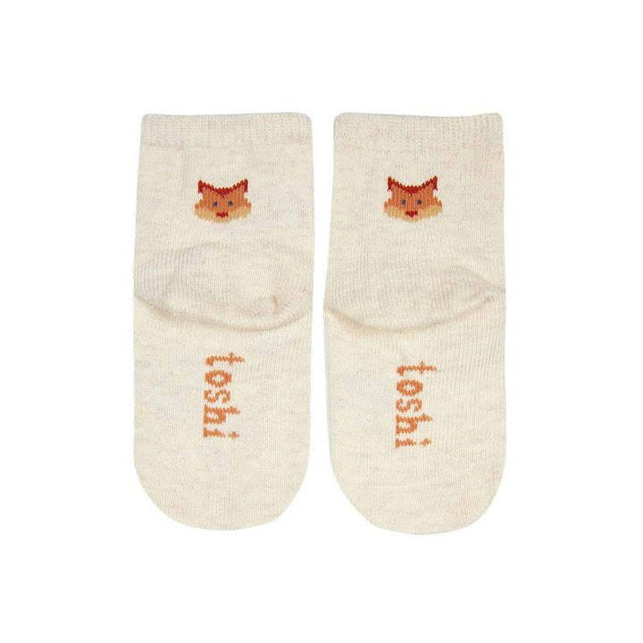 Toshi Organic Socks Ankle - Jacquard / Enchanted Forest
