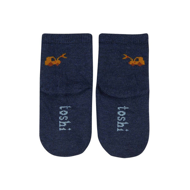 Toshi Organic Socks Ankle - Jacquard / Earthmover