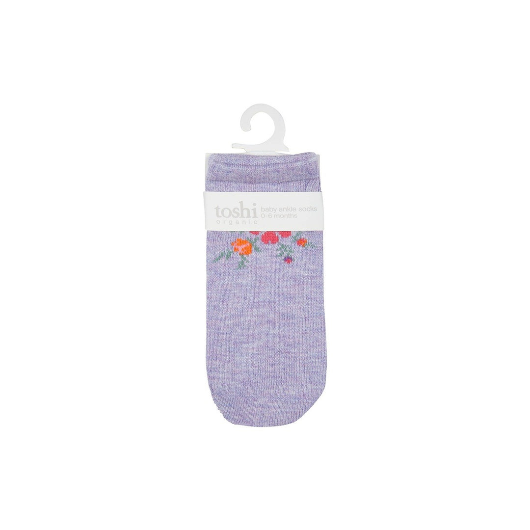 Toshi Organic Socks Ankle - Jacquard / Louisa
