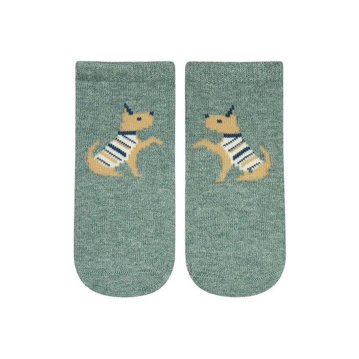 Toshi Organic Socks Ankle - Jacquard / Lapdog