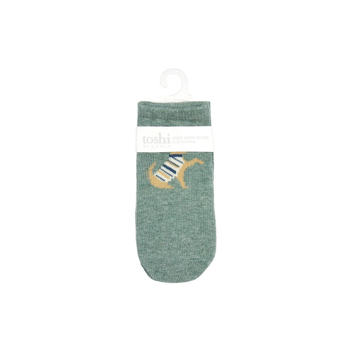 Toshi Organic Socks Ankle - Jacquard / Lapdog