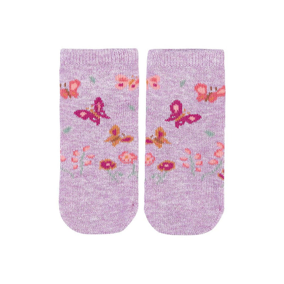 Toshi Organic Ankle Jacquard Socks - Lavandula