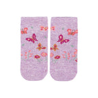 Organic Ankle Jacquard Socks - Lavandula