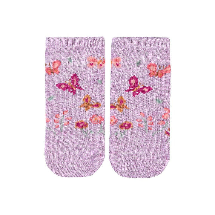 Toshi Organic Ankle Jacquard Socks - Lavandula