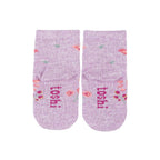 Organic Ankle Jacquard Socks - Lavandula