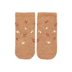 Organic Ankle Jacquard Socks - Maple Leaves