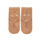 Organic Ankle Jacquard Socks - Maple Leaves