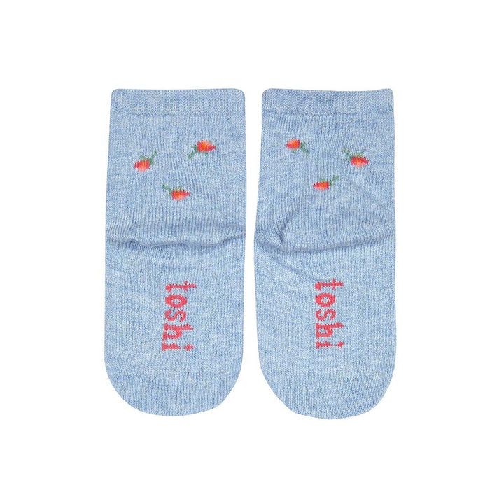 Toshi Organic Socks Ankle - Jacquard / Skyla