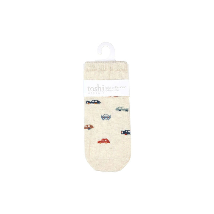 Toshi Organic Ankle Jacquard Socks - Speedie