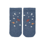 Organic Ankle Jacquard Socks - Space Race