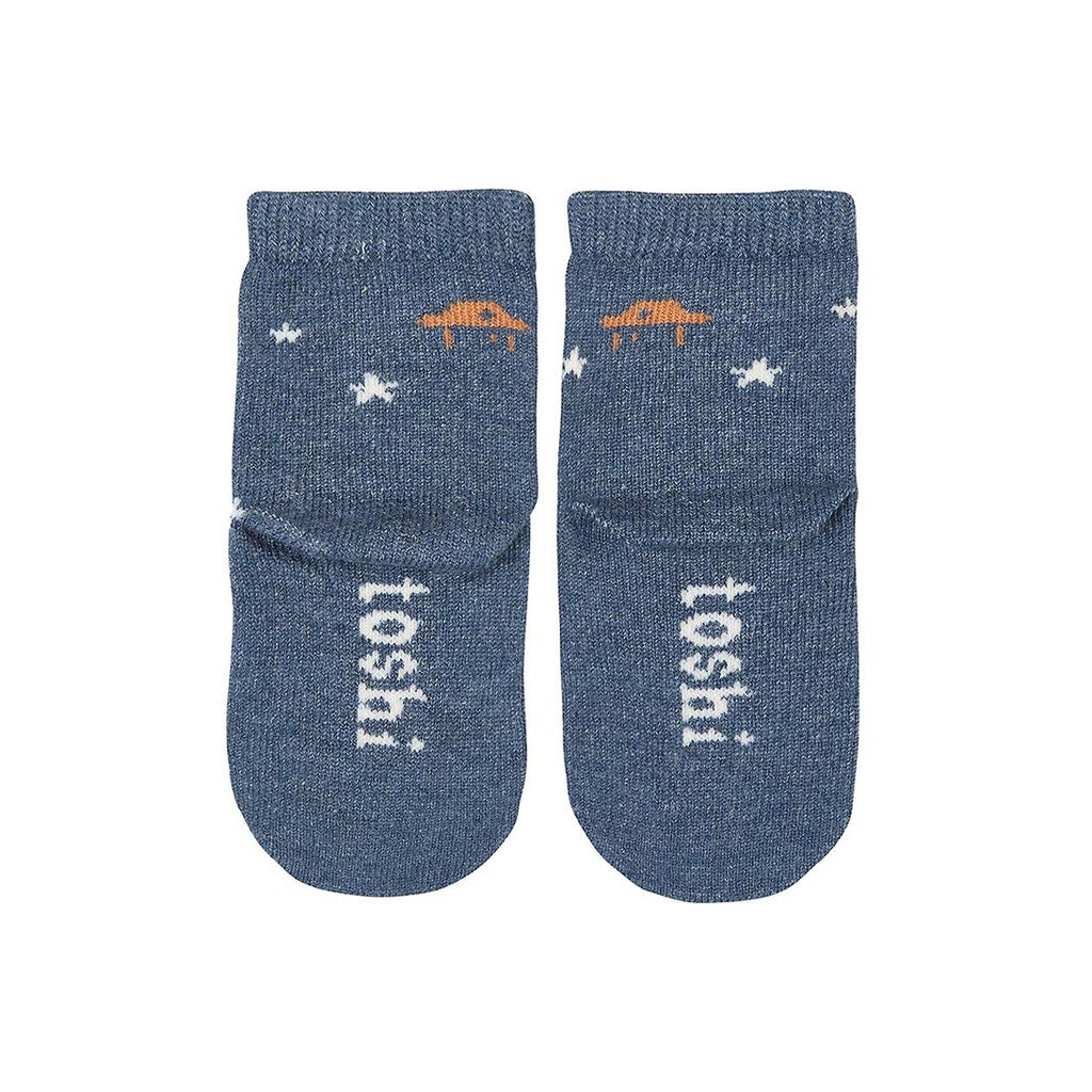 Organic Ankle Jacquard Socks - Space Race