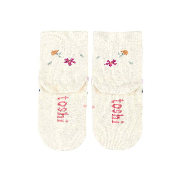 Toshi Organic Ankle Jacquard Socks - Wild Flowers