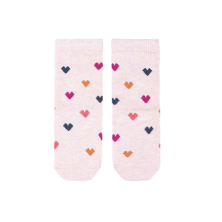 Toshi Organic Knee Jacquard Socks - Hearts