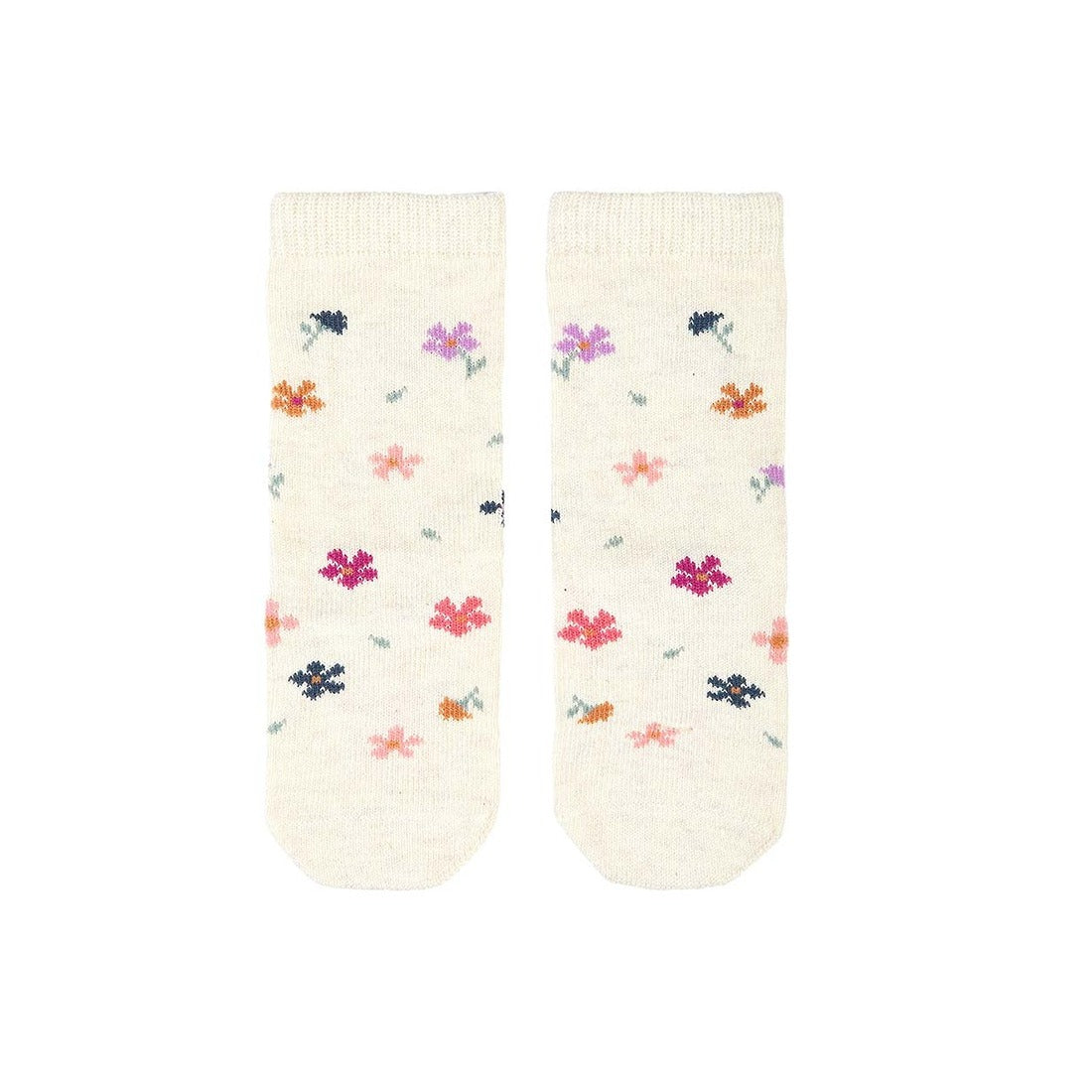Organic Knee Jacquard Socks - Wild Flowers