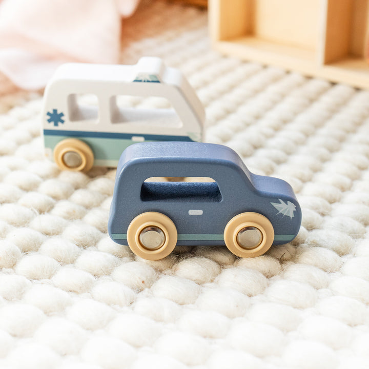 Speedy Monkey - Car Display Case - 6 Vehicles Included