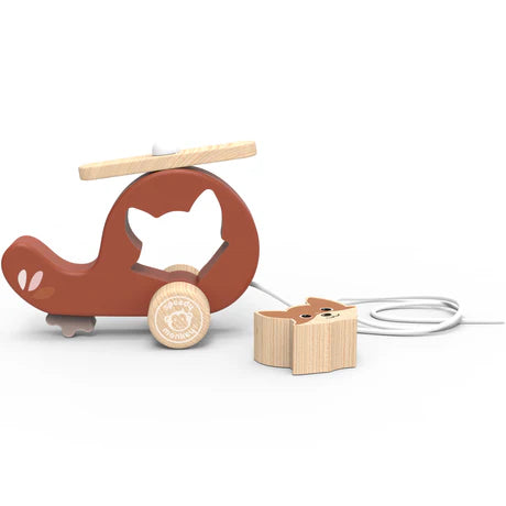 Speedy Monkey - Pull Along Helicopter