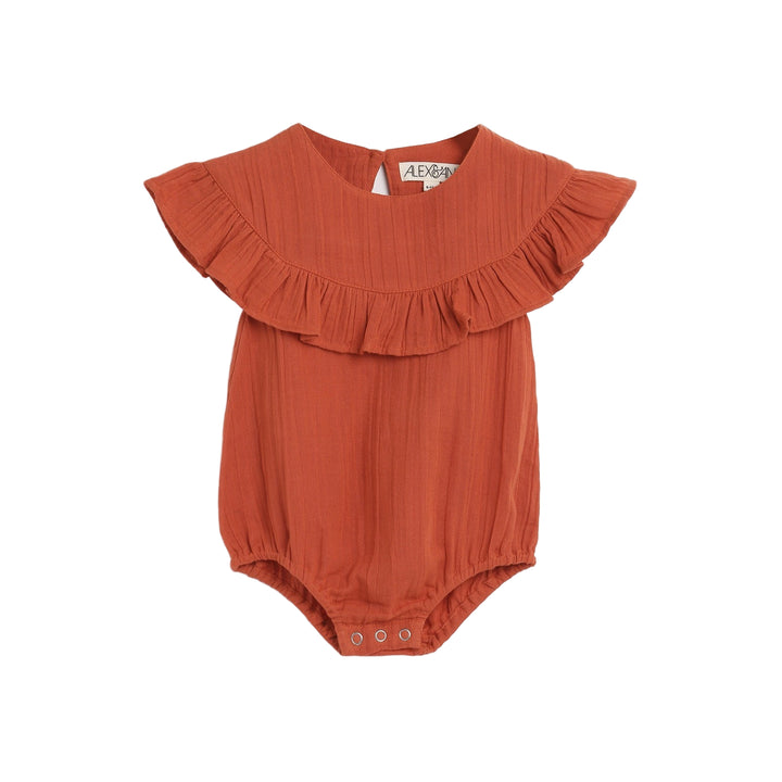 Alex and Ant Ethel Playsuit - Flame Red
