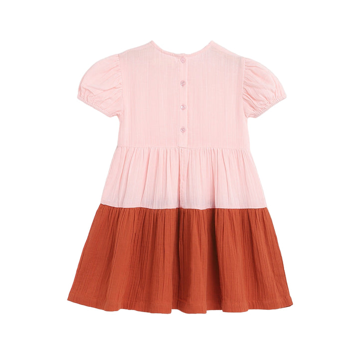 Alex and Ant Clara Dress - Petal Pink/Flame Red