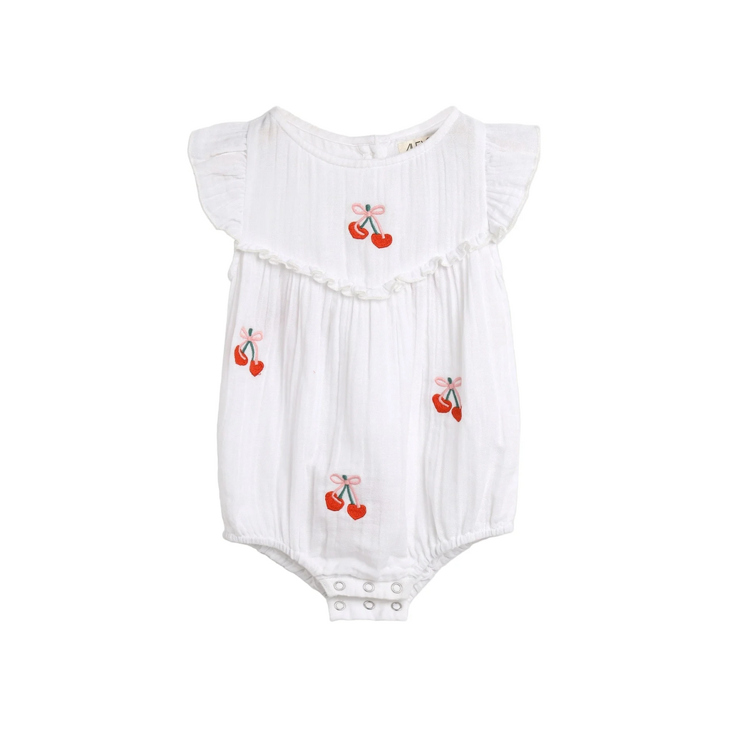 Alex and Ant Pretty Romper - White