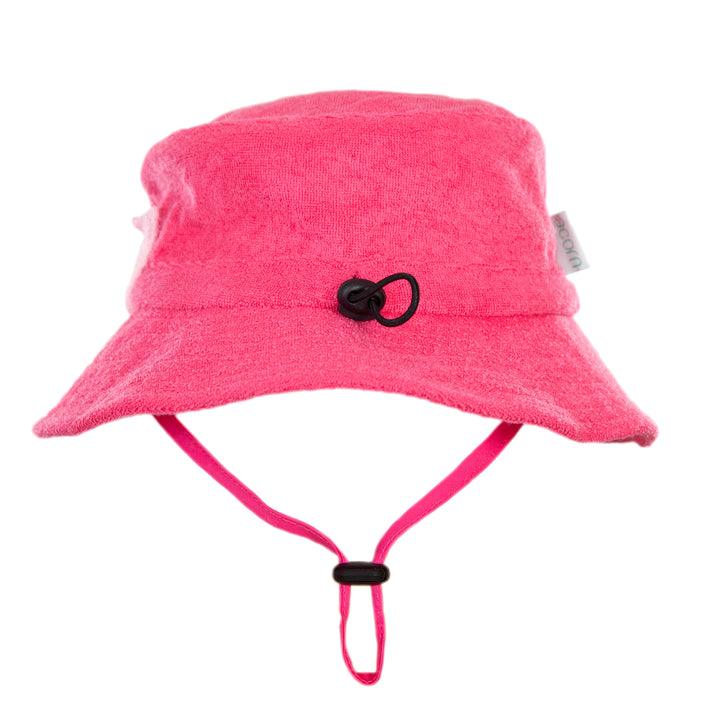 Acorn Pink Terry Towelling Bucket Hat