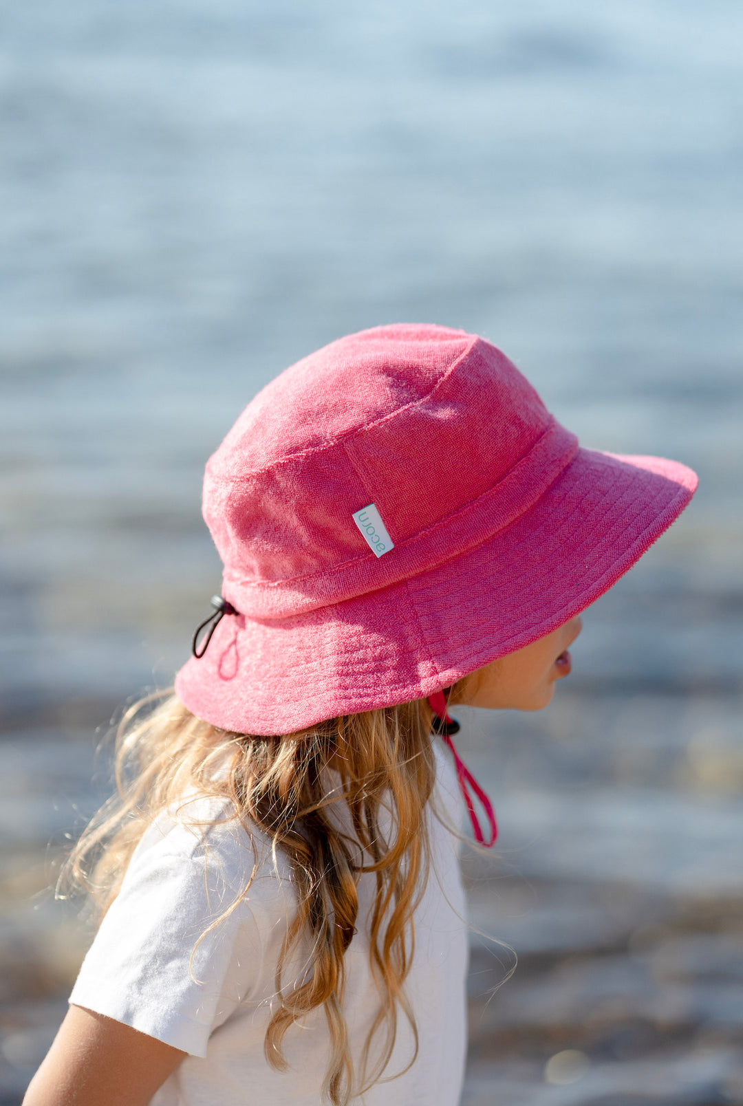 Acorn Pink Terry Towelling Bucket Hat