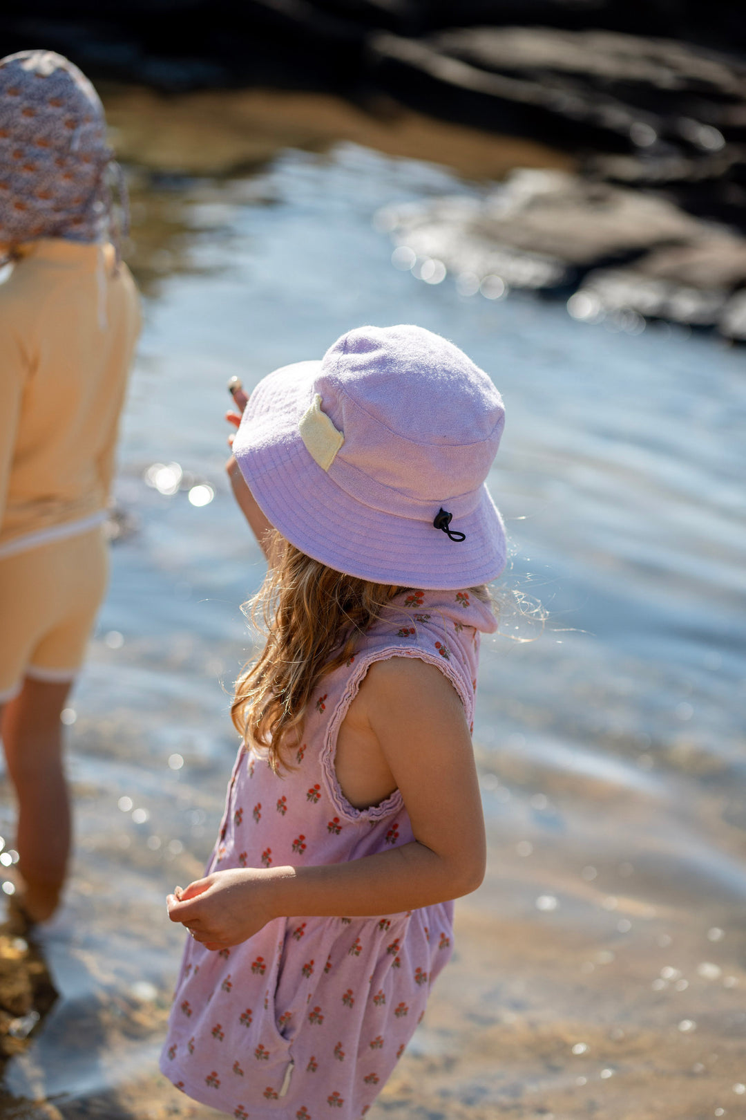 Acorn Lavender Terry Towelling Bucket Hat