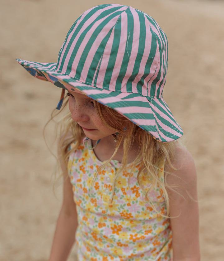 Acorn Wide Brim Reversible Sunhat - Full Bloom