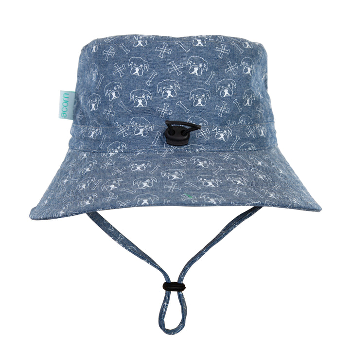 Acorn Wide Brim Bucket Hat - Bulldog
