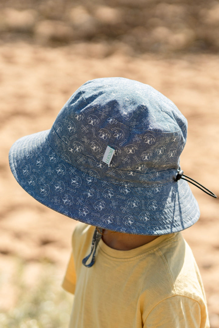 Acorn Wide Brim Bucket Hat - Bulldog