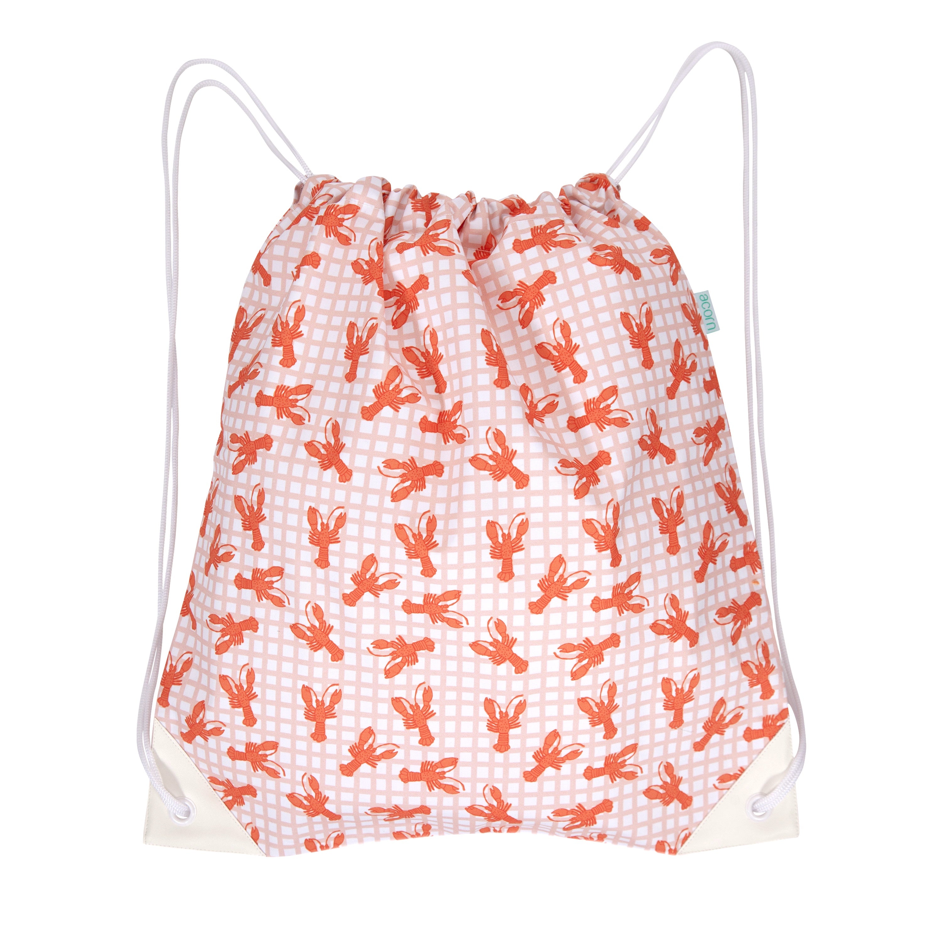 Pink Lobster Swim Bag