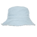Seafoam Frayed Bucket Hat